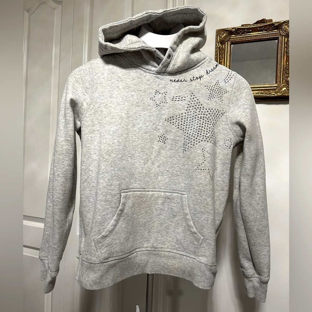 Girls Grey Hoodie